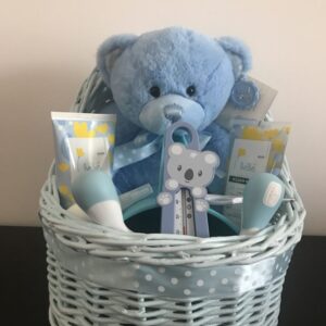 Rasfat gift basket in blue