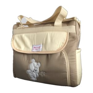 Maternity bag for mothers and babies beige 35x33x14 Melisa Baby