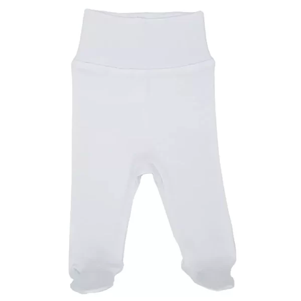 Bebe Bee white cotton baby or newborn bootie pants