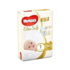 Huggies Elite Soft Diaper Number 1, 3-5 kg, 50 pieces